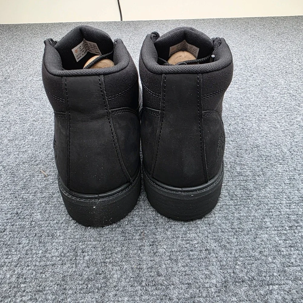 Timberland Heritage Mid Lace Chukka Boots Black Nubuck TB0A431H Men's Size 10‎